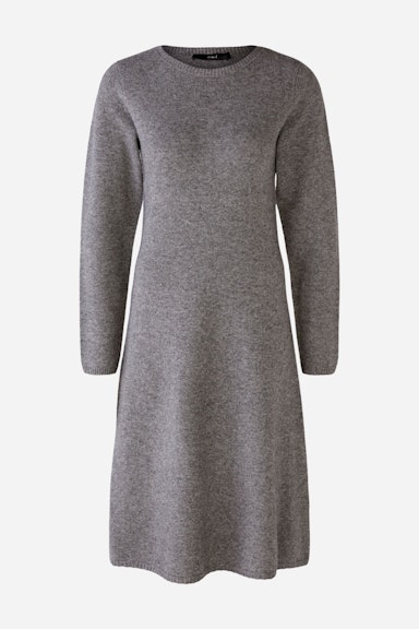 Bild 6 von Knitted dress wool blend with modal in grey | Oui