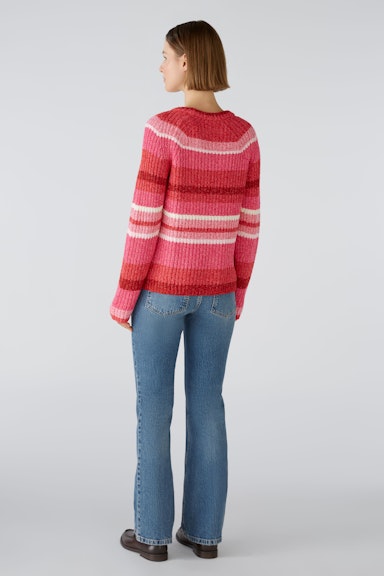 Bild 3 von Pullover Baumwollmischung in pink red | Oui