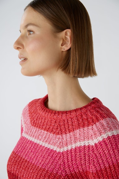 Bild 4 von Pullover Baumwollmischung in pink red | Oui