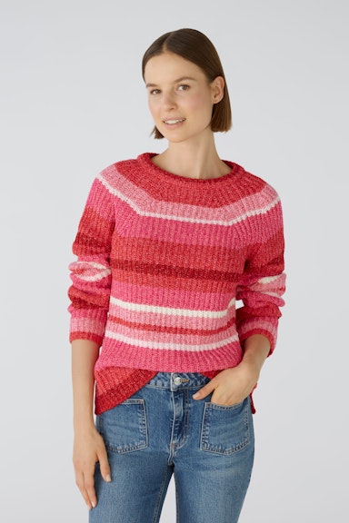Bild 1 von Pullover Baumwollmischung in pink red | Oui