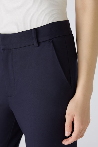 Bild 5 von FEYLIA Jersey trousers slim fit, cropped in darkblue | Oui