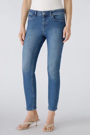Bild 3 von LOULUH Jeans Skinny fit, cropped in darkblue denim | Oui