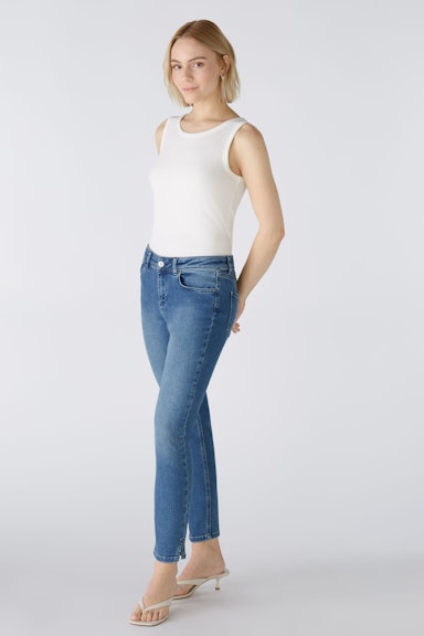 Bild 1 von LOULUH Jeans Skinny fit, cropped in darkblue denim | Oui