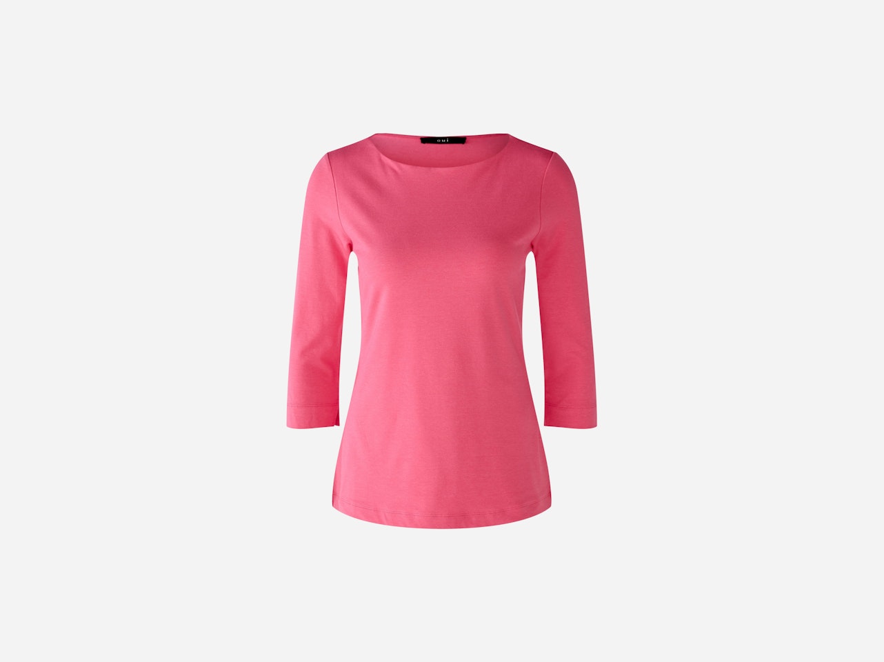 Bild 1 von T-Shirt elastische Cotton-/Modalqualität in raspberry sorbet | Oui