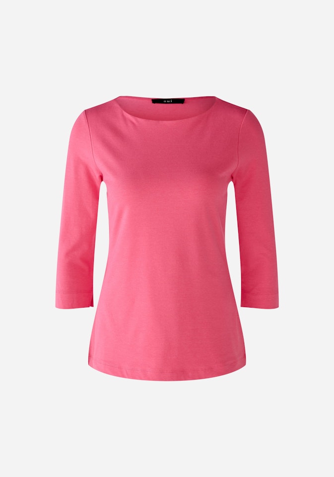 Bild 1 von T-shirt elastic cotton-/modal quality in raspberry sorbet | Oui