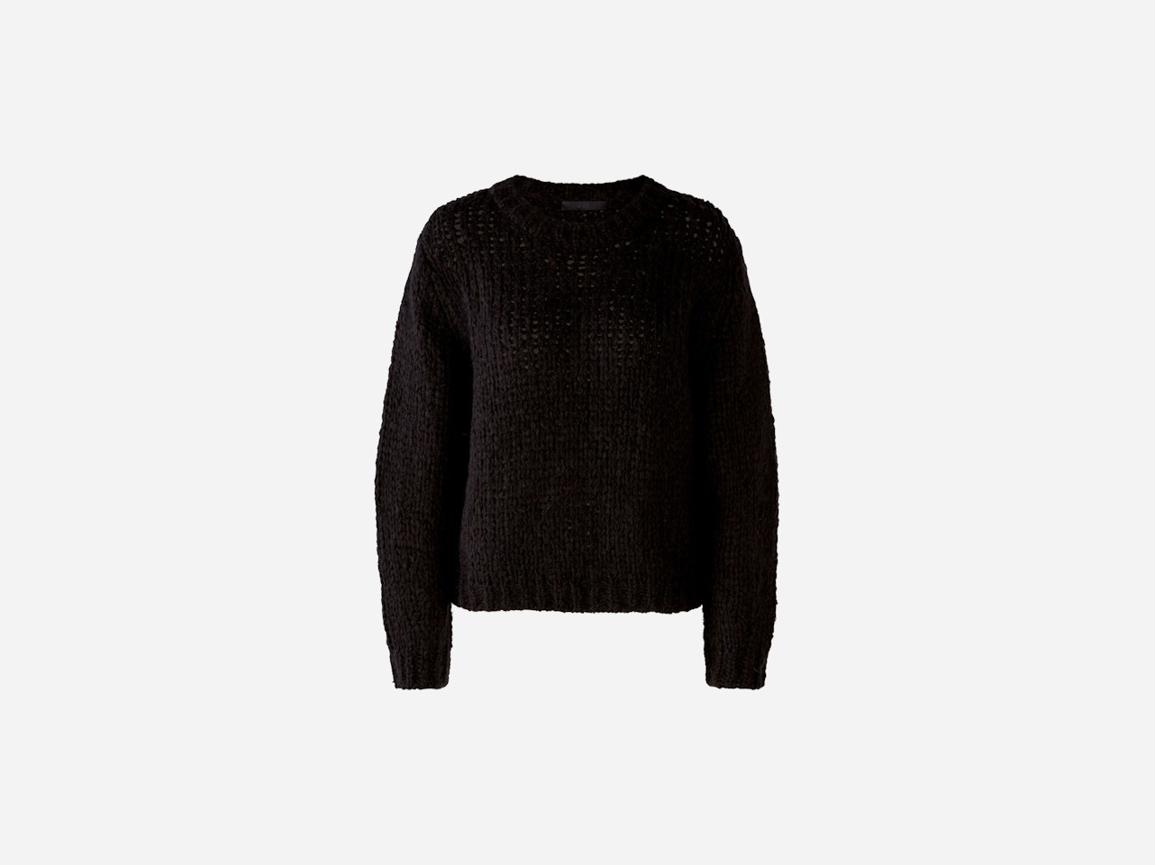 Bild 1 von Jumper with wool and mohair in black | Oui