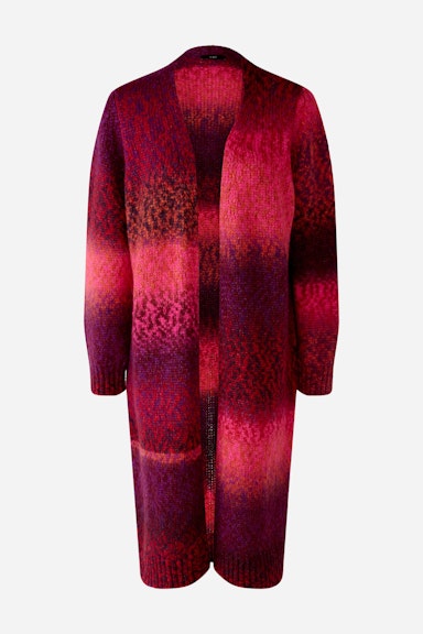 Bild 1 von Strickmantel mit Wolle und Alpaka in pink red | Oui