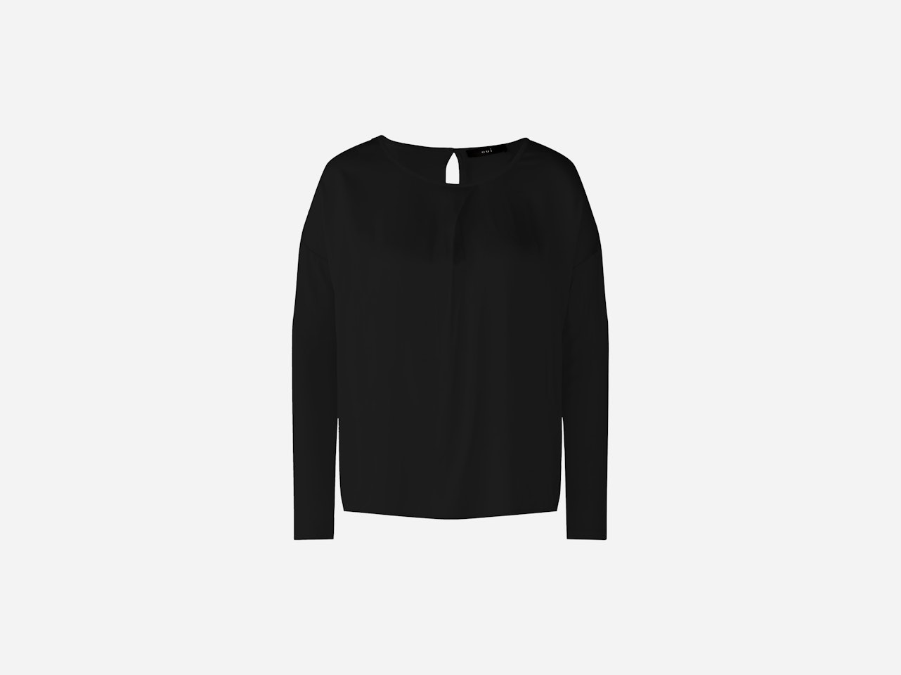 Bild 1 von Blusenshirt aus Viskose in black | Oui