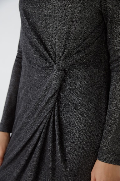 Bild 5 von Kleid elastischer Viskosejersey mit Glanzgarn in black | Oui