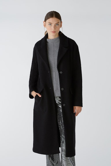Bild 2 von Coat high-quality, Italian new wool in black | Oui