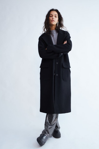 Bild 6 von Coat high-quality, Italian new wool in black | Oui