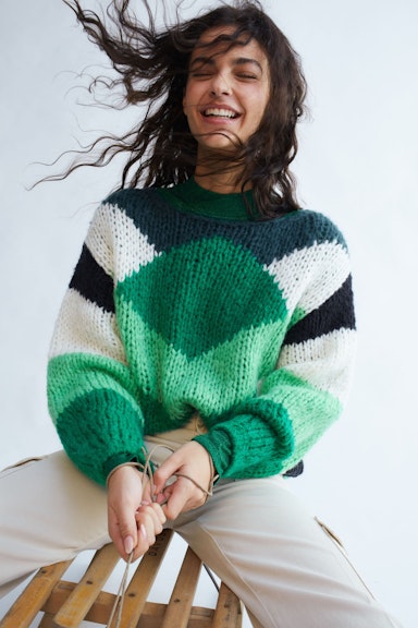 Bild 7 von Jumper with wool and mohair in lt green green | Oui