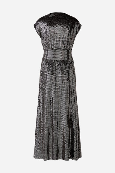 Bild 2 von Maxi dress in flowing silky touch fabric in black | Oui