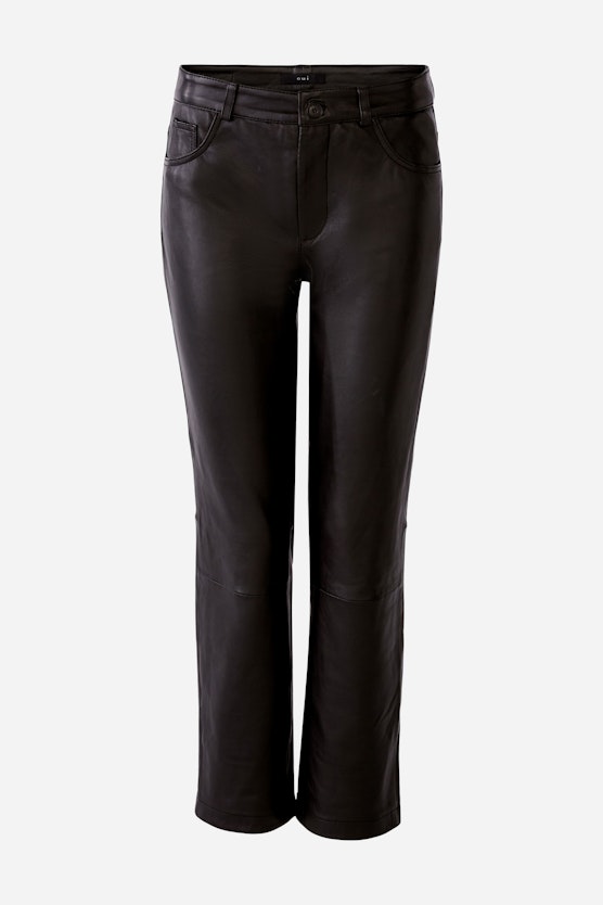 Leather trousers made from luxurious lamb nappa leather