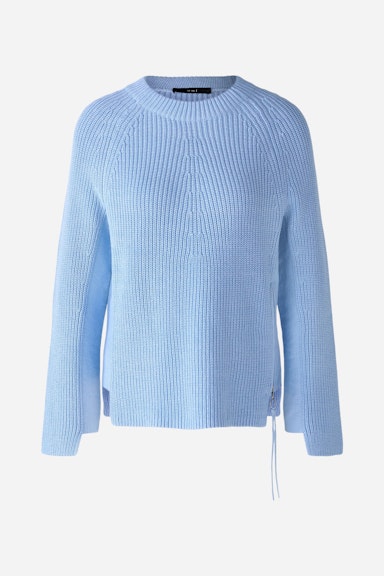 Bild 7 von RUBI Pullover mit Reißverschluss, in reiner Baumwolle in bel air blue | Oui