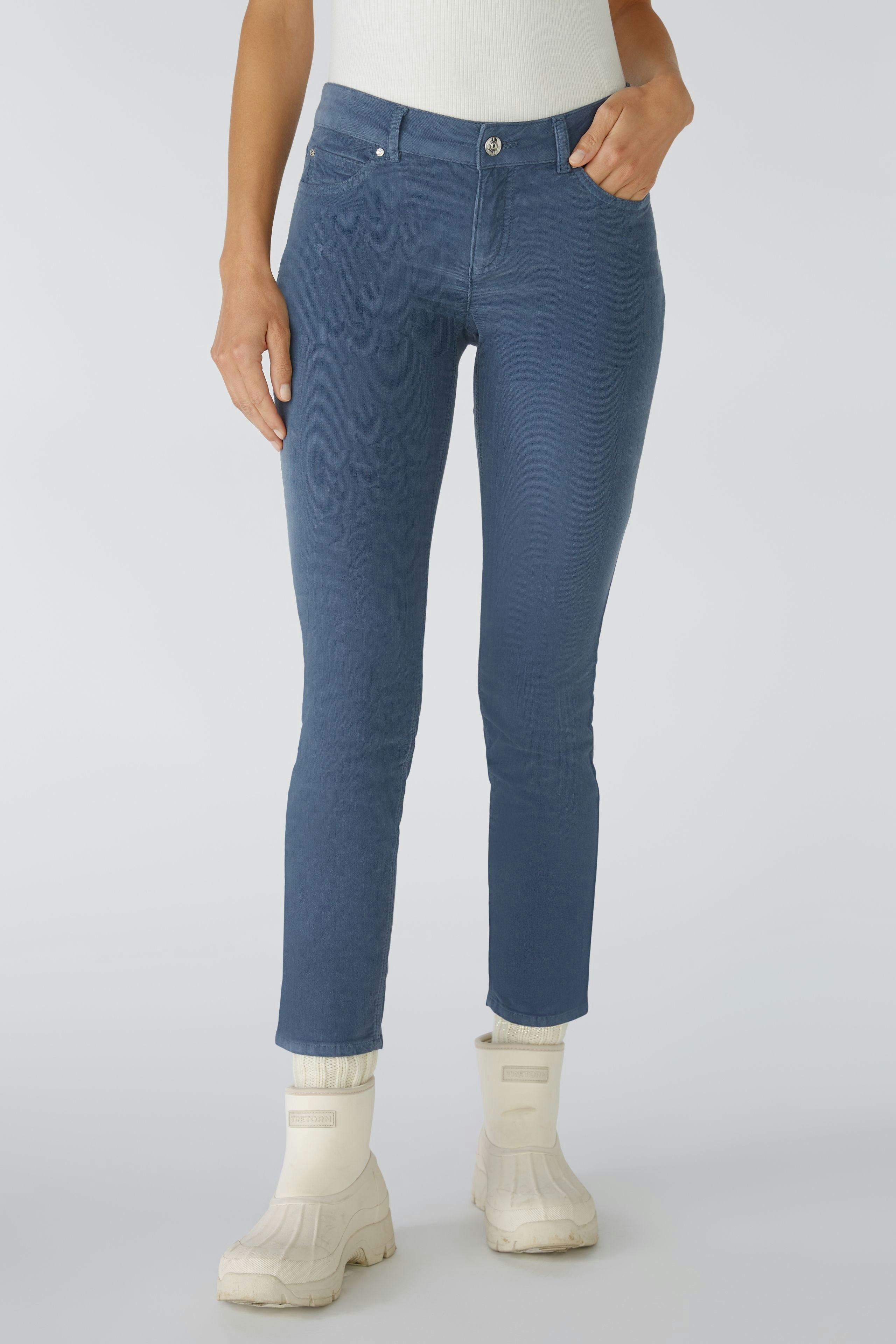 BAXTOR Cord Jeggings slim fit, cropped | OUI Onlineshop