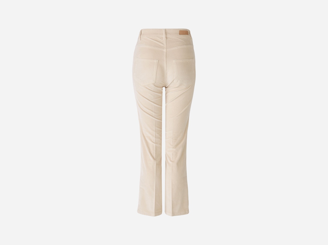 Bild 8 von Corduroy trousers EASY KICK mid waist, cropped in light beige mel | Oui