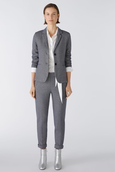 Bild 1 von Suit trousers heavy Jersey in grey blue | Oui
