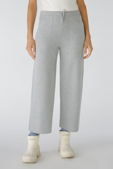 Bild 2 von Knitted trousers baumoll mixture in light grey | Oui