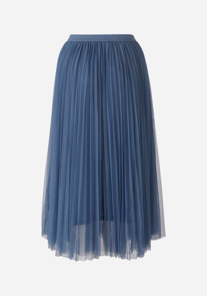 Bild 8 von Midi skirt mesh pleated blind in vintage indigo | Oui
