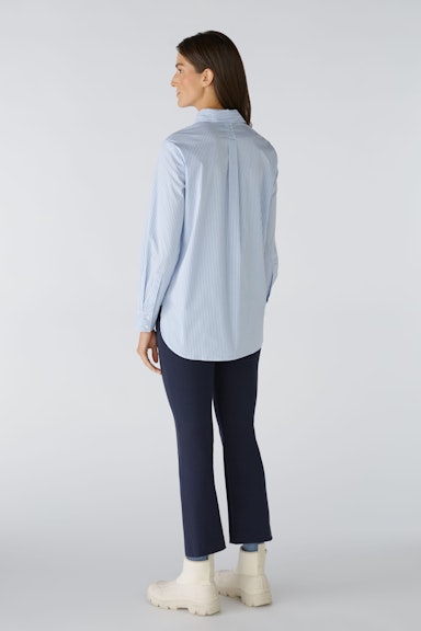 Bild 3 von Shirt blouse cotton blend in blue white | Oui