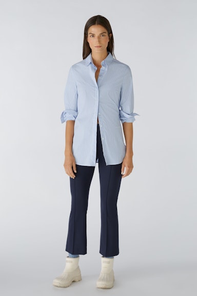 Bild 1 von Shirt blouse cotton blend in blue white | Oui