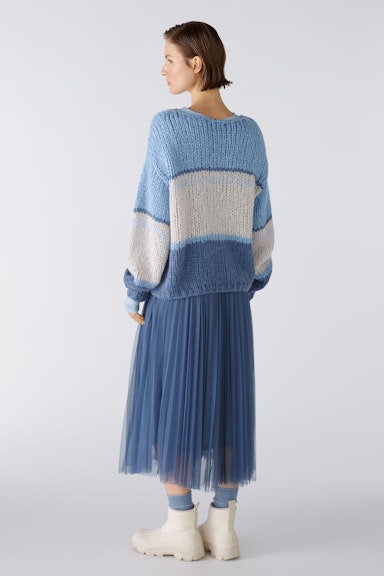 Bild 3 von Jumper with wool and mohair in blue blue | Oui