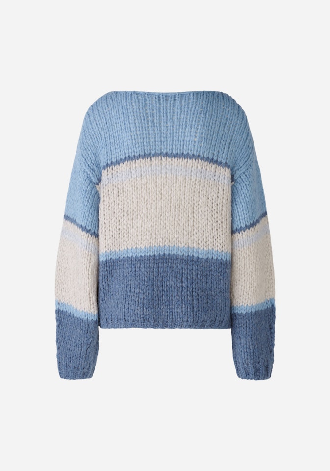 Bild 8 von Jumper with wool and mohair in blue blue | Oui