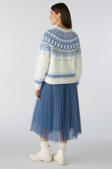Bild 3 von Raglan jumper with wool content in ltblue blue | Oui