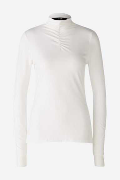 Bild 1 von Long-sleeved shirt cotton-modal blend in cloud dancer | Oui