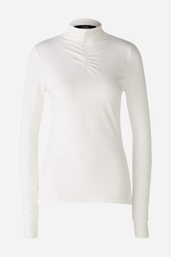 Long-sleeved shirt cotton-modal blend