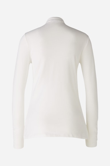Bild 2 von Long-sleeved shirt cotton-modal blend in cloud dancer | Oui