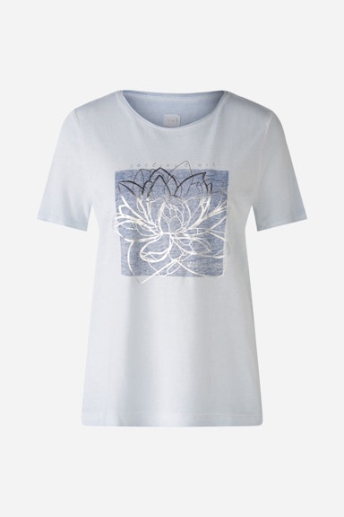 Bild 1 von T-shirt cotton-modal blend in light blue | Oui