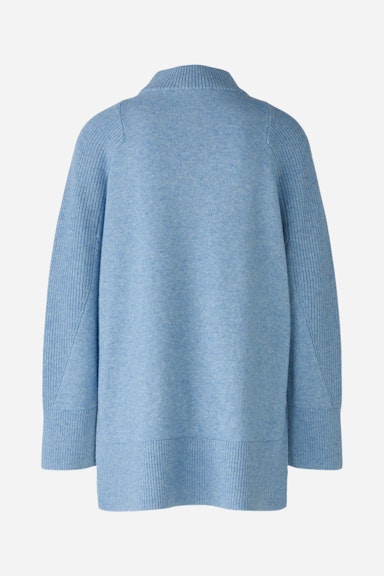 Bild 2 von Jumper wool blend with modal in sky blue | Oui
