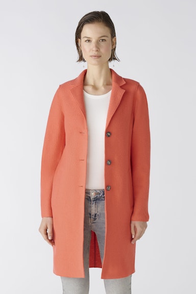 Bild 3 von MAYSON Coat boiled Wool - pure new wool in red | Oui