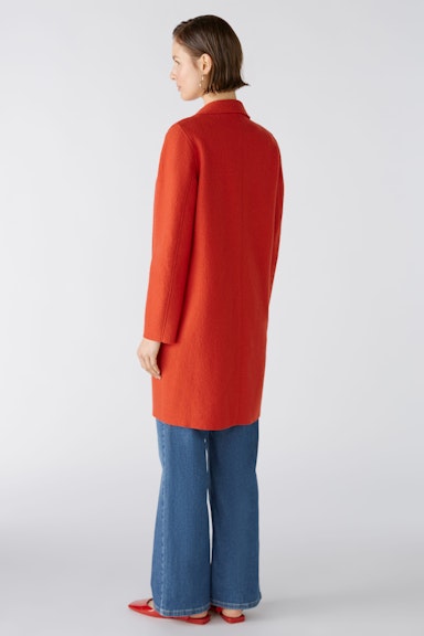 Bild 3 von MAYSON Coat boiled Wool - pure new wool in aura orange | Oui