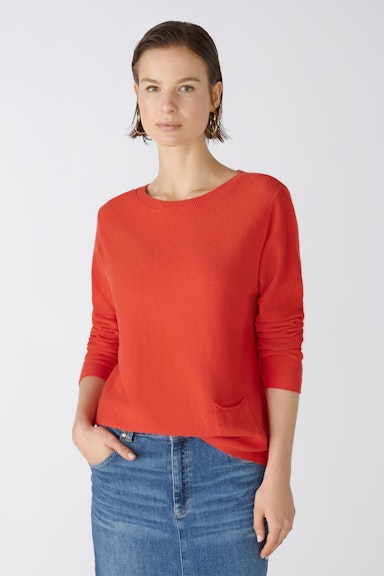 Bild 6 von KEIKO Pullover 100% Bio-Baumwolle in aura orange | Oui