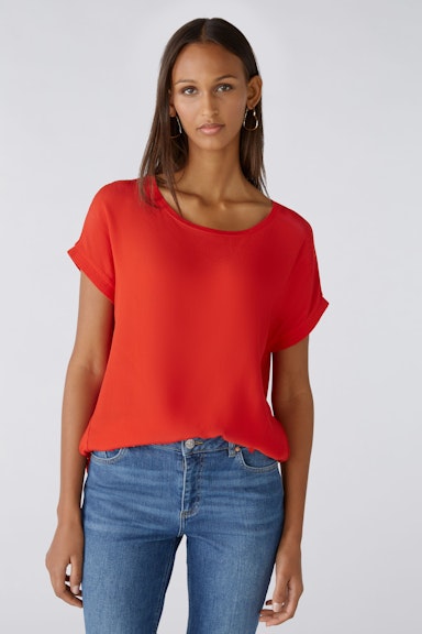 Bild 6 von AYANO Blouse shirt 100% viscose patch in aura orange | Oui