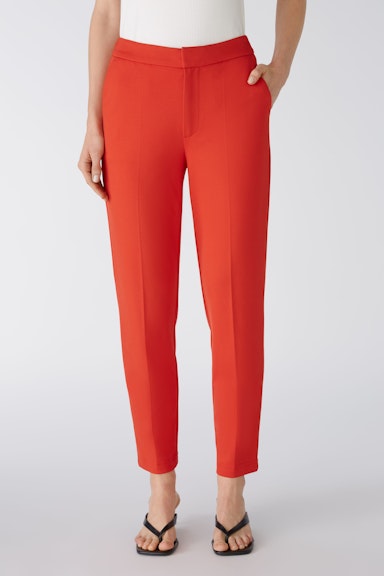 Bild 2 von FEYLIA Jersey trousers slim fit, cropped in aura orange | Oui