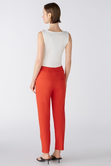 Bild 3 von FEYLIA Jersey trousers slim fit, cropped in aura orange | Oui