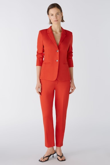 Bild 1 von FEYLIA Jersey trousers slim fit, cropped in aura orange | Oui