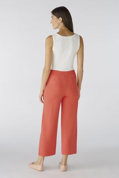 Bild 3 von Knitted trousers cotton blend in hot coral | Oui