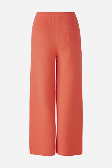 Bild 8 von Knitted trousers cotton blend in hot coral | Oui