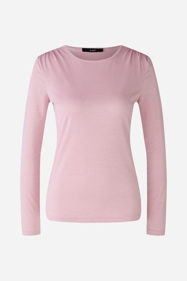 Bild 1 von Long-sleeved shirt viscose glossy blend in rose | Oui