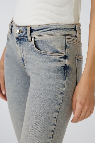 Bild 4 von Jeans THE CROPPED Skinny Fit, cropped in grey denim | Oui