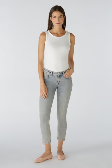 Bild 6 von Jeans THE CROPPED skinny fit, cropped in grey denim | Oui