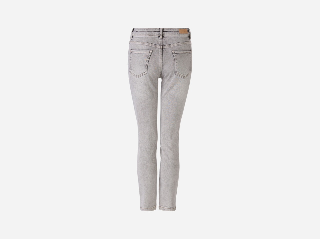 Bild 8 von Jeans THE CROPPED Skinny Fit, cropped in grey denim | Oui
