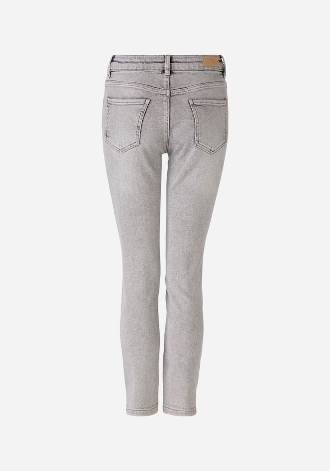 Bild 8 von Jeans THE CROPPED Skinny Fit, cropped in grey denim | Oui
