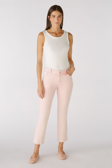 Bild 5 von Jeans THE STRAIGHT mid waist, cropped in apricot red | Oui