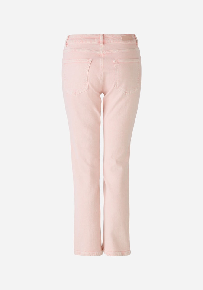 Bild 8 von Jeans THE STRAIGHT mid waist, cropped in apricot red | Oui